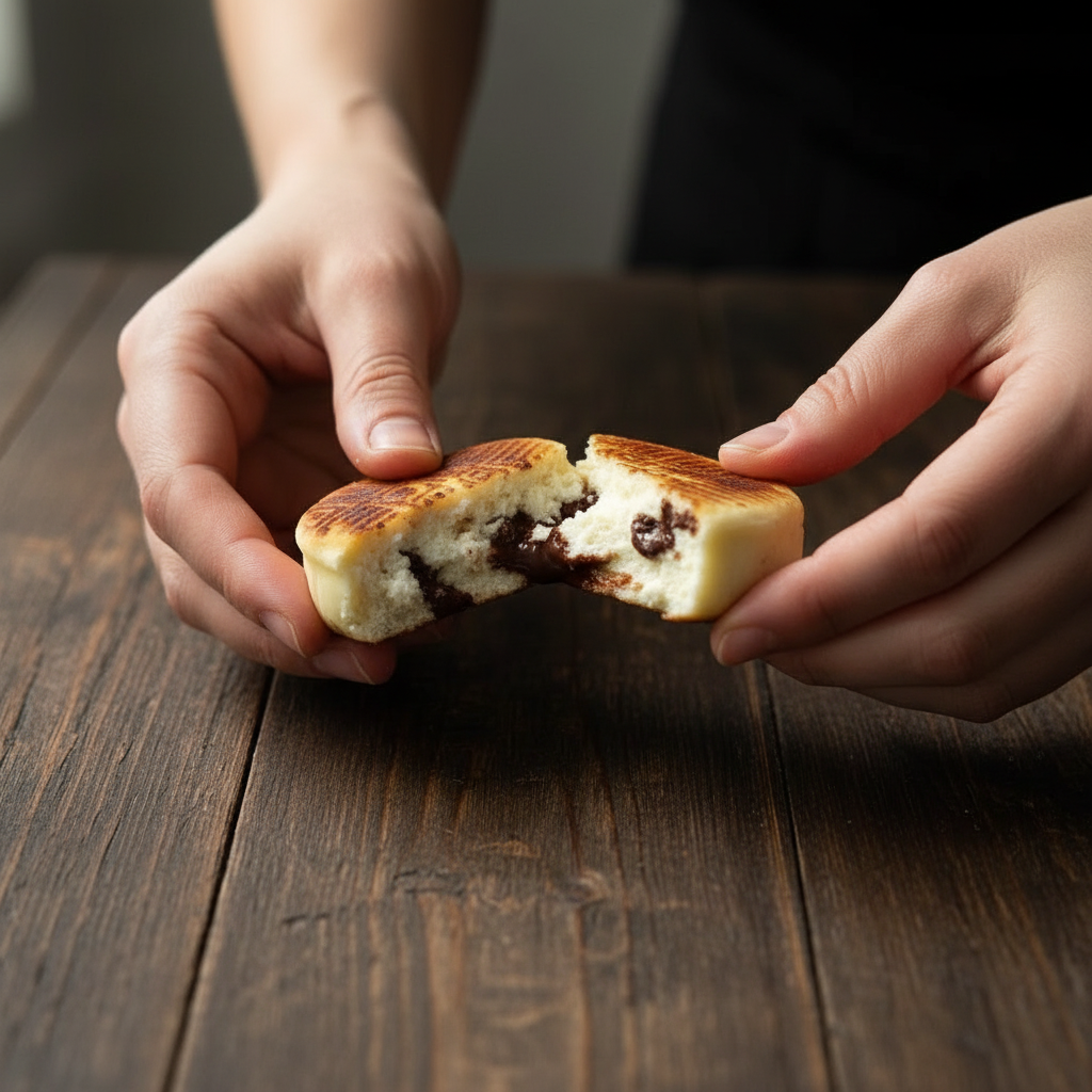 Syrniki with Salted Caramel Chocolate, 5 pcs (frozen)