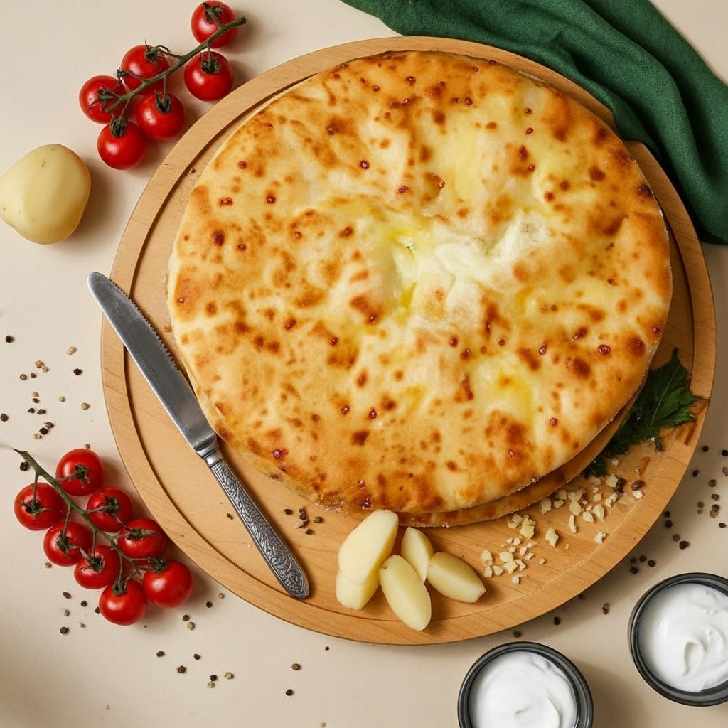 Ossetian pie with potatoes and cheese, 2.4 lb