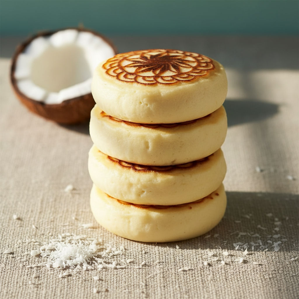 Syrniki with Coconut, 5 pcs (frozen)