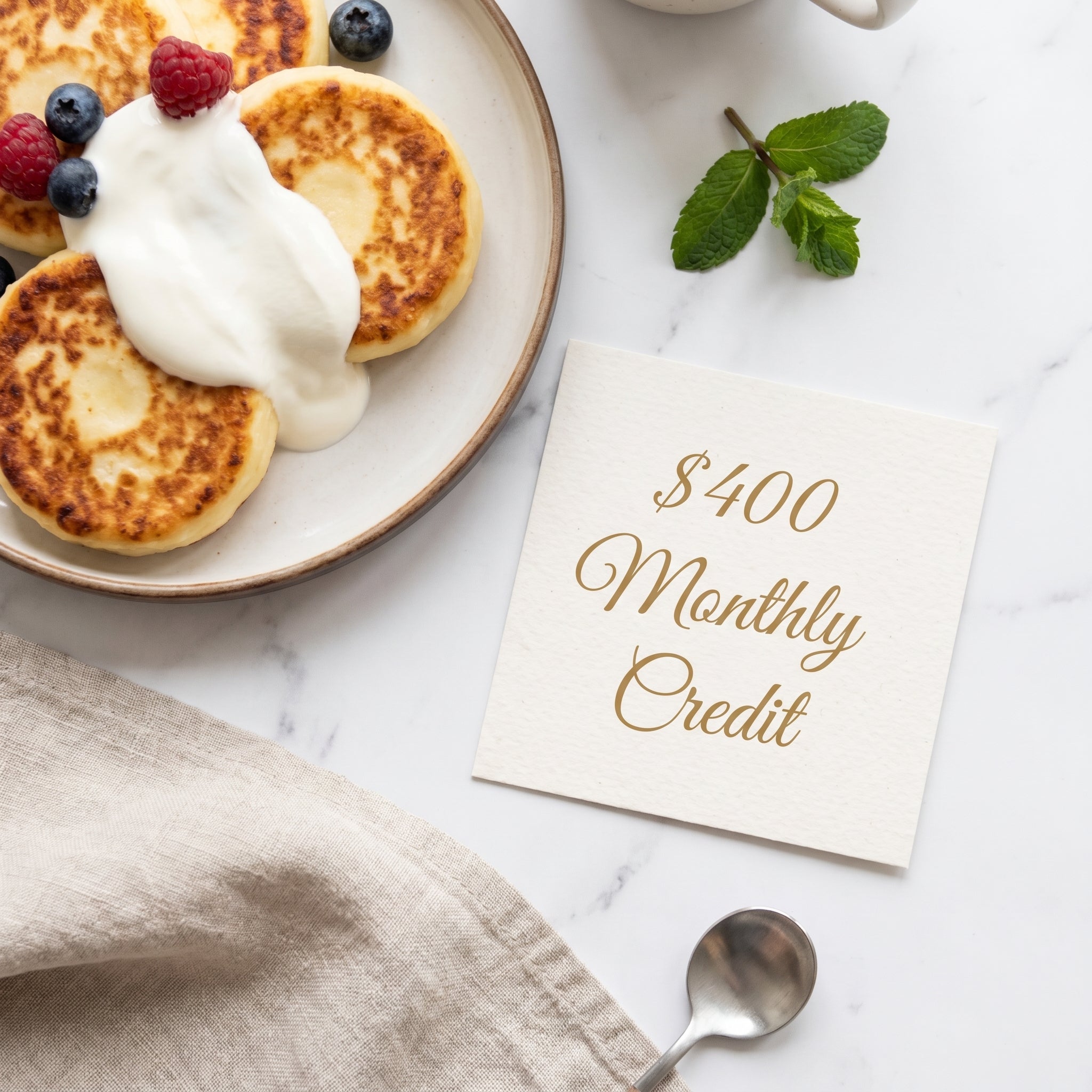 ZakFarm Monthly Credit — $400