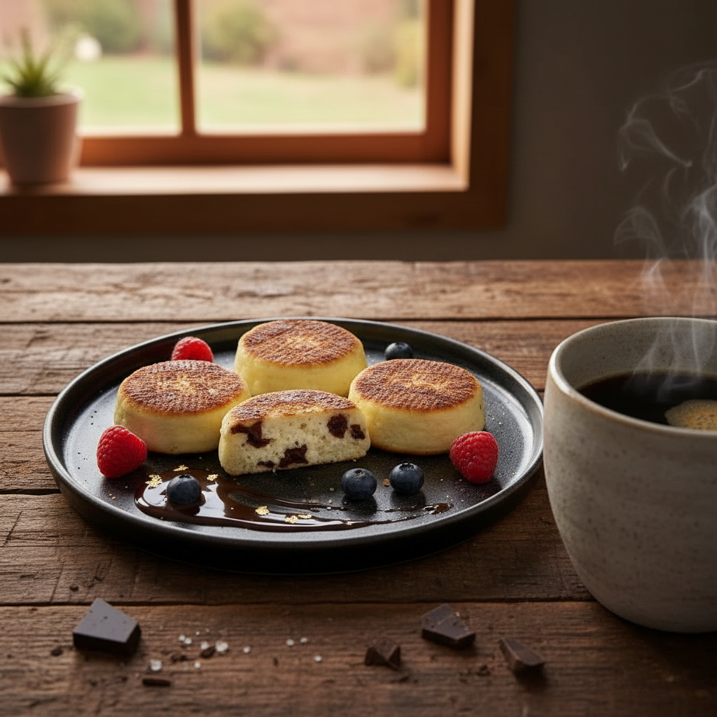 Syrniki with Salted Caramel Chocolate, 5 pcs (frozen)