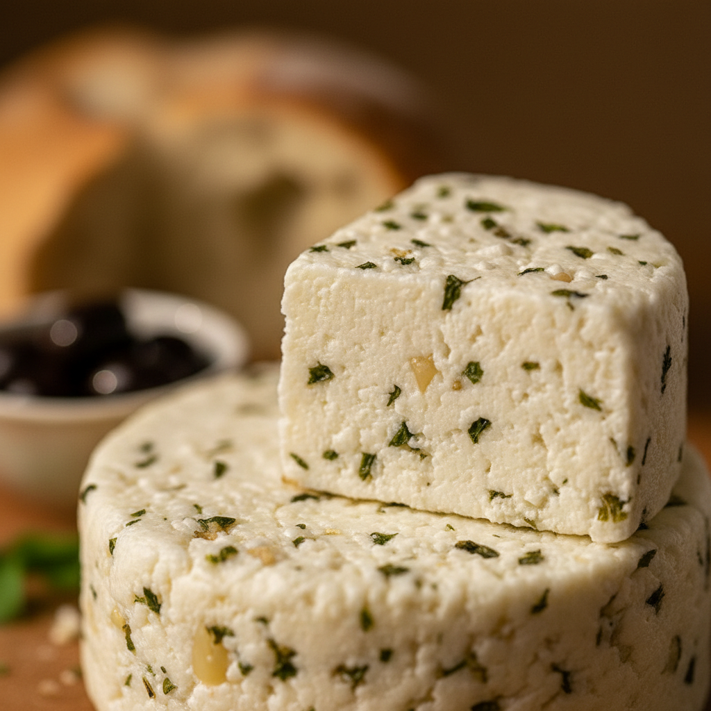 Adygean cheese with herbs and garlic, 1 lb