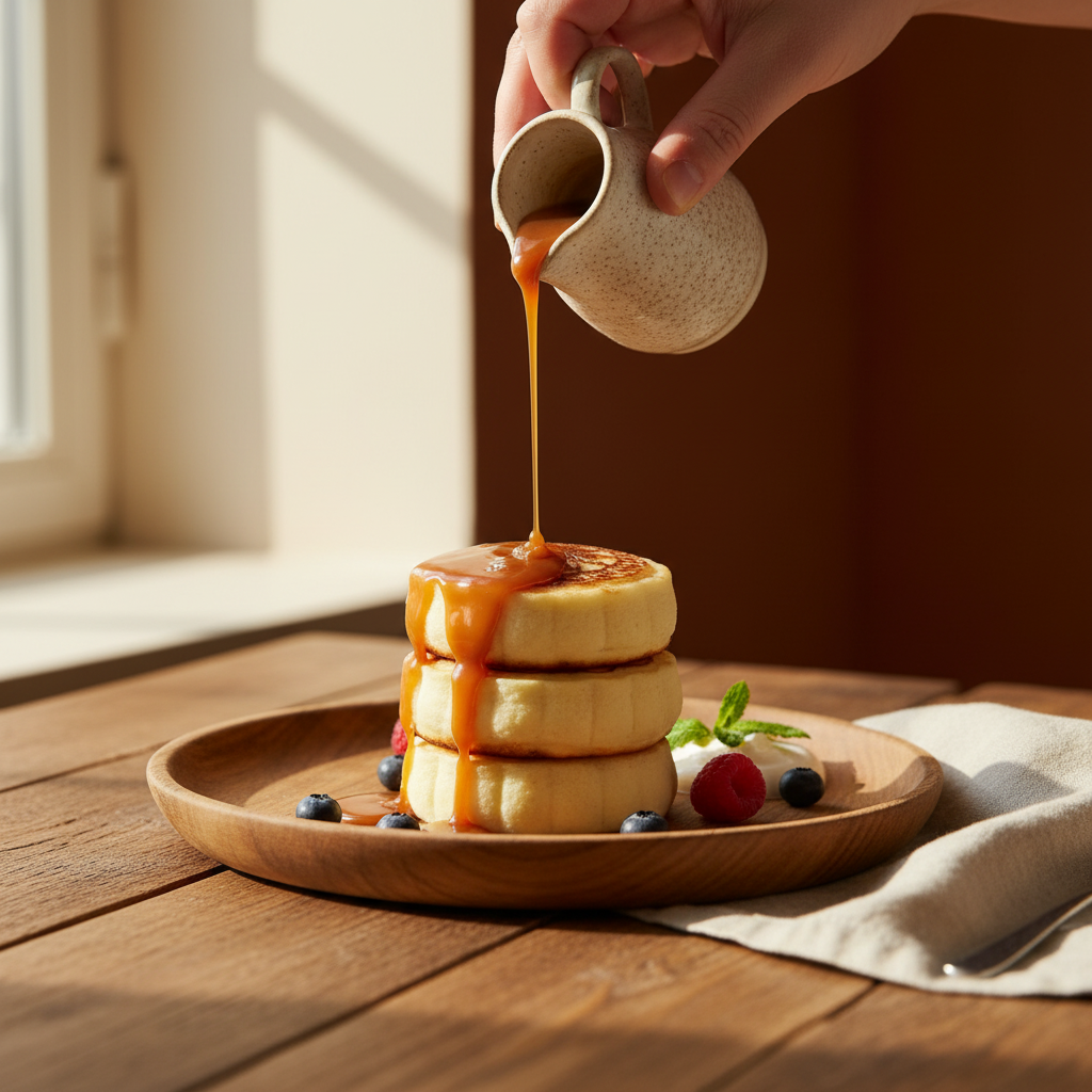 Syrniki with Caramel, 5 pcs (Frozen)