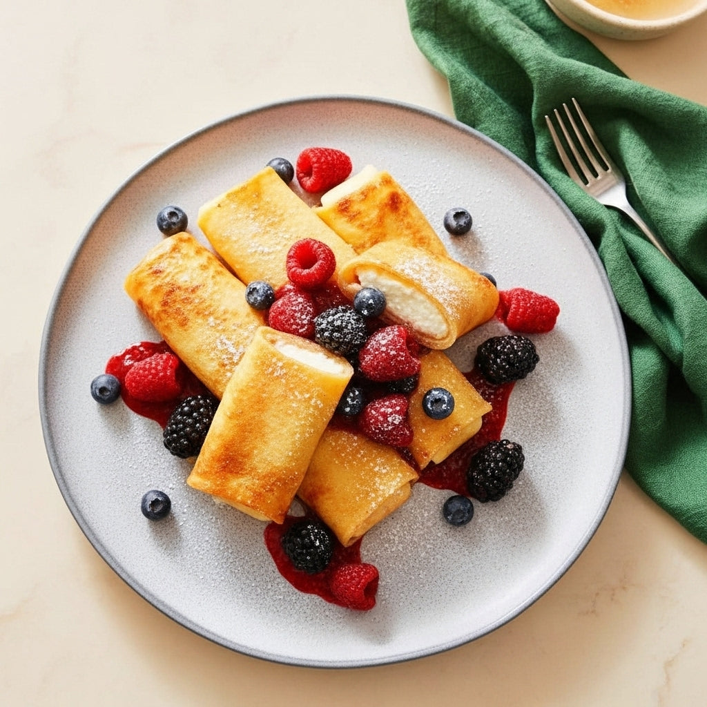 Soft Cheese-Filled Crepes (Blini), 5 pcs (frozen)