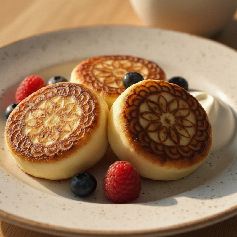 Classic Syrniki (Soft Cheese Pancakes), 5 pcs (Frozen)