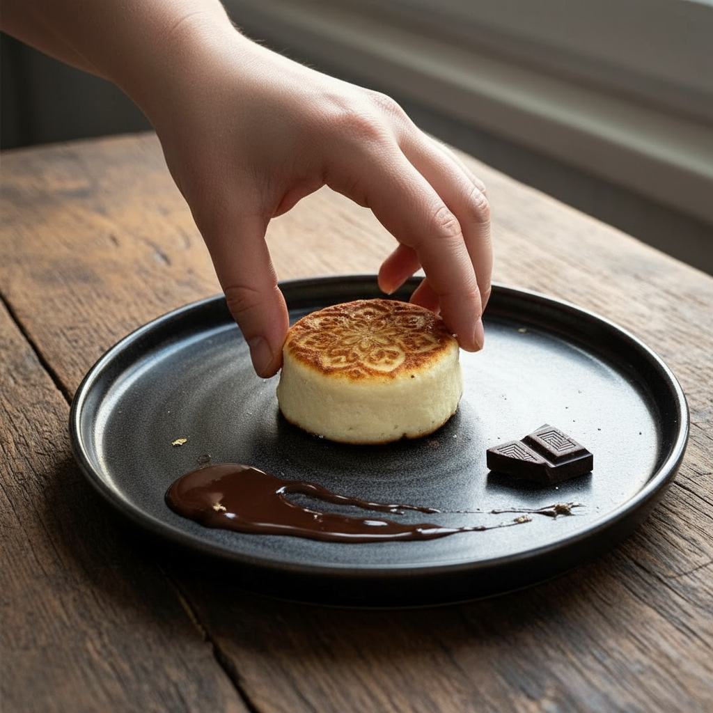 Syrniki with Salted Caramel Chocolate, 5 pcs (frozen)