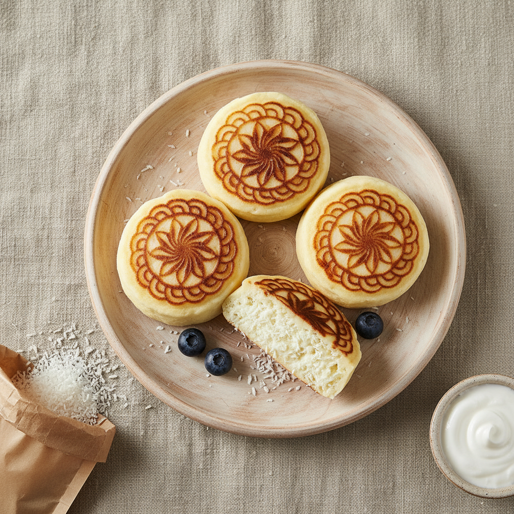 Syrniki with Coconut, 5 pcs (frozen)