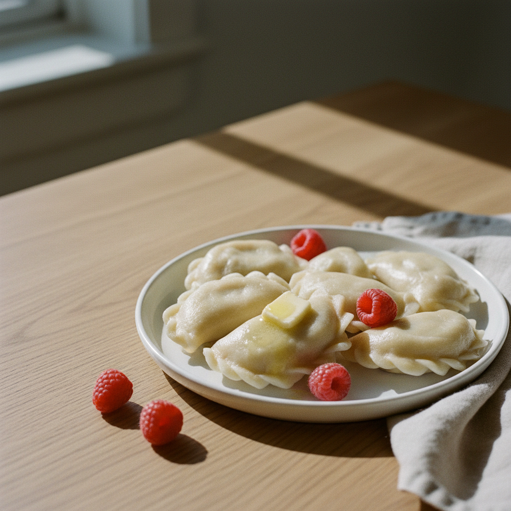 Vareniki with Raspberry,  1 lb