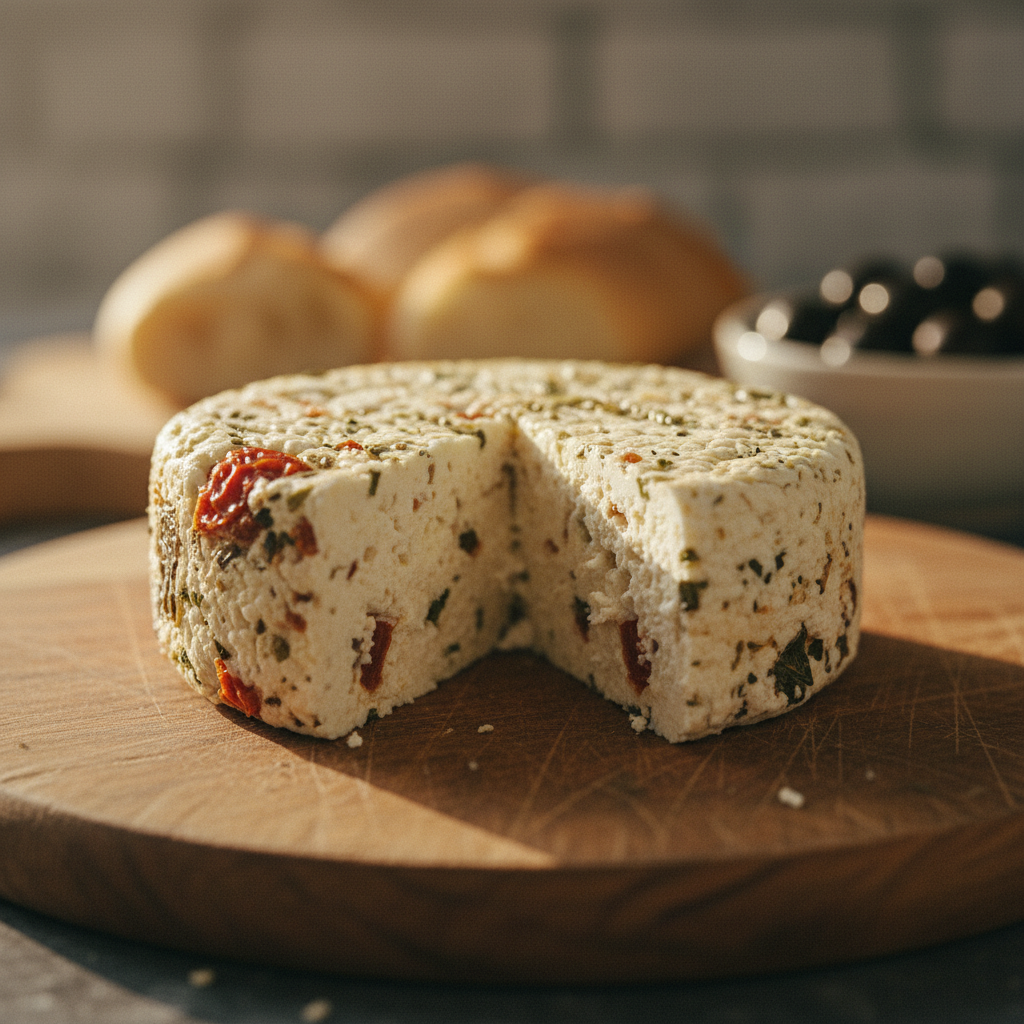 Adygean Cheese with Provencal Herbs & Sun-Dried Tomatoes, 1 lb