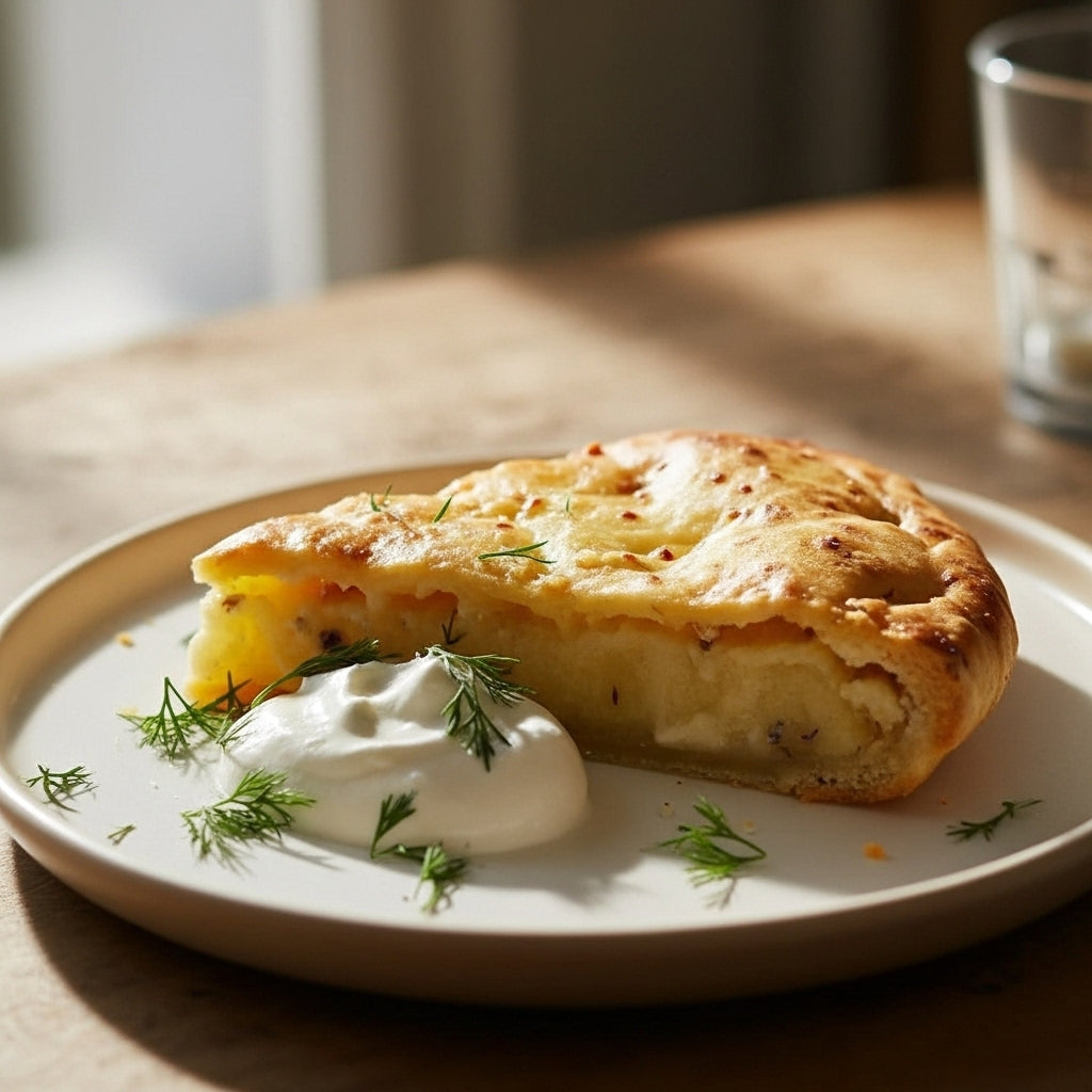 Ossetian pie with potatoes and cheese, 2.4 lb