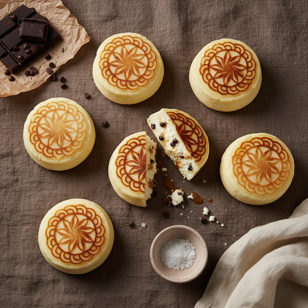 Syrniki with Salted Caramel Chocolate, 5 pcs (frozen)