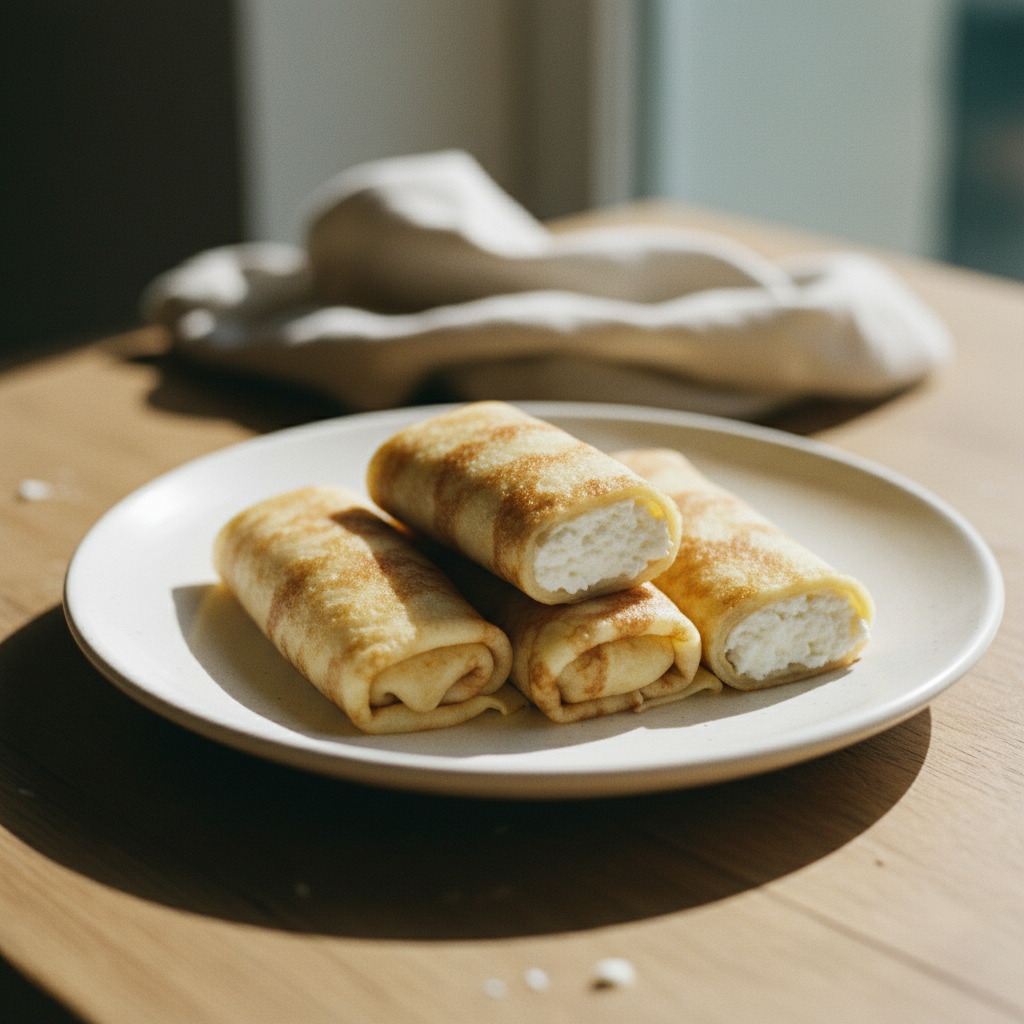 Soft Cheese-Filled Crepes (Blini), 5 pcs (frozen)
