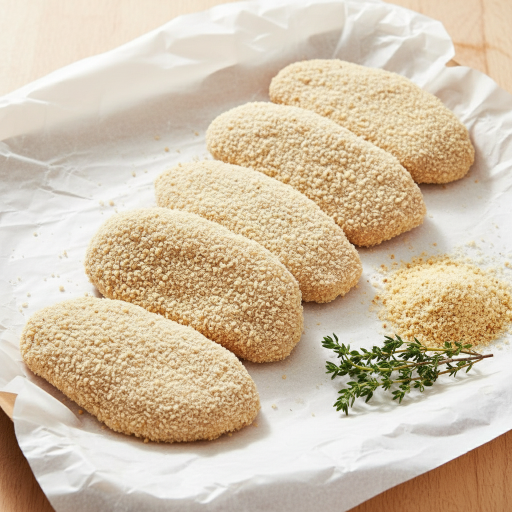 Breaded Chicken Cutlets (frozen), 1 lb