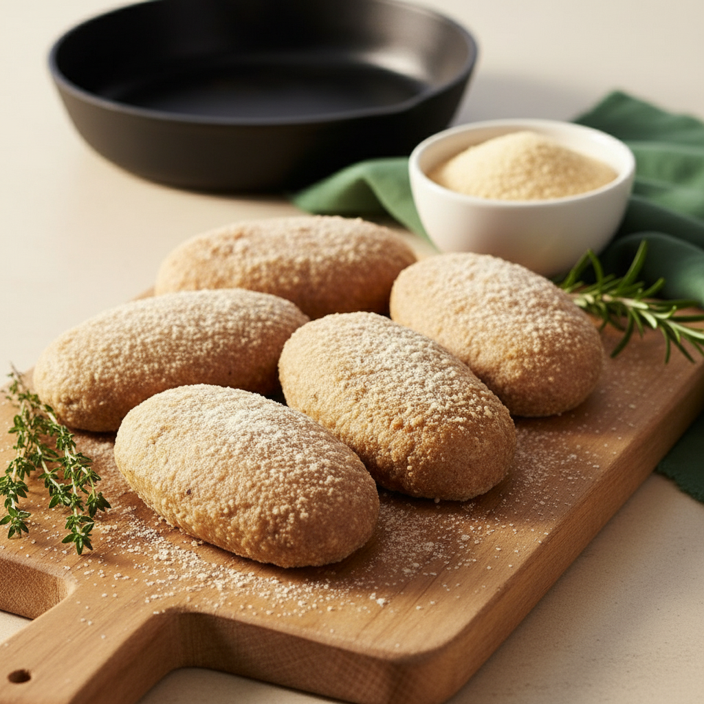 Breaded Pork & Beef Cutlets (frozen), 1 lb