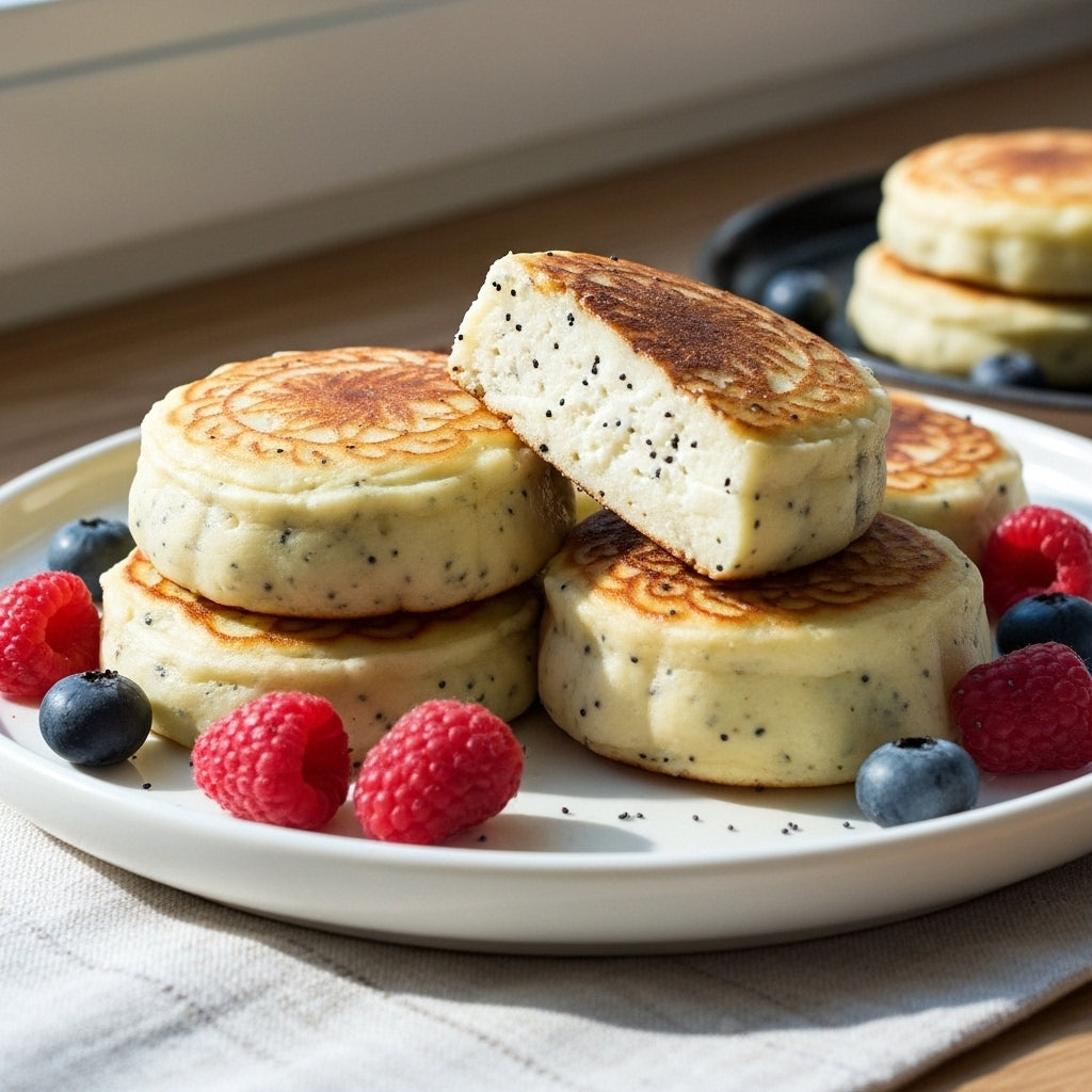 Poppy Seed Syrniki, 5 pcs (frozen)