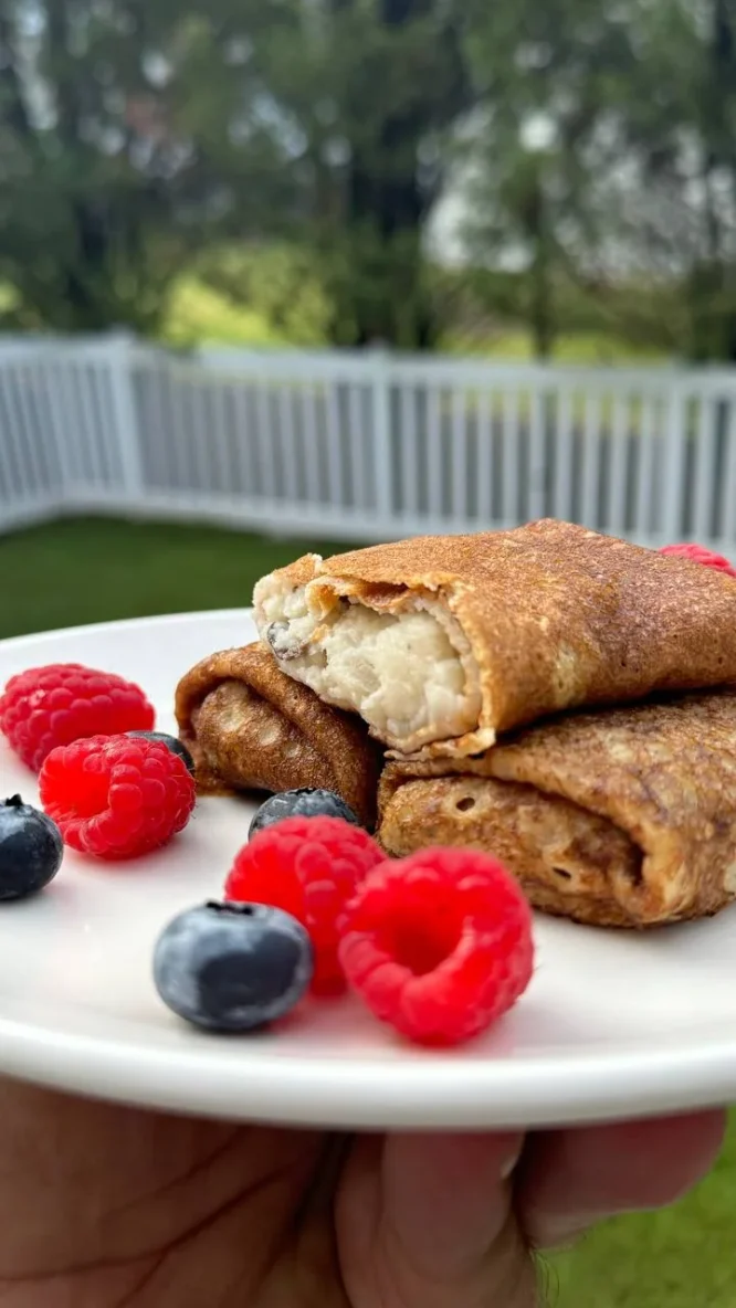 Pancakes with potatoes and mushrooms gluten free